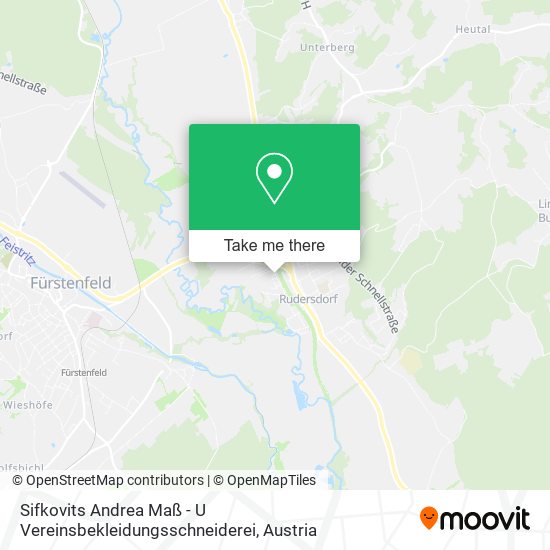 Sifkovits Andrea Maß - U Vereinsbekleidungsschneiderei map