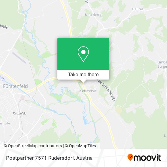 Postpartner 7571 Rudersdorf map