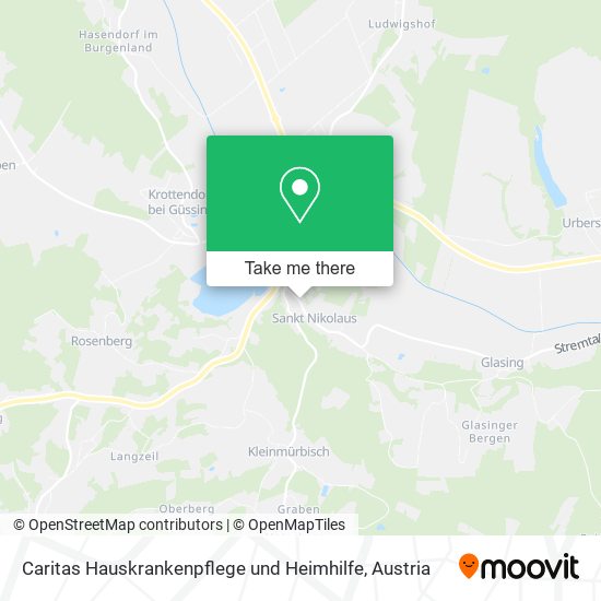 Caritas Hauskrankenpflege und Heimhilfe map