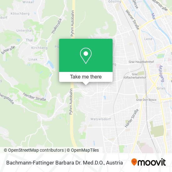 Bachmann-Fattinger Barbara Dr. Med.D.O. map
