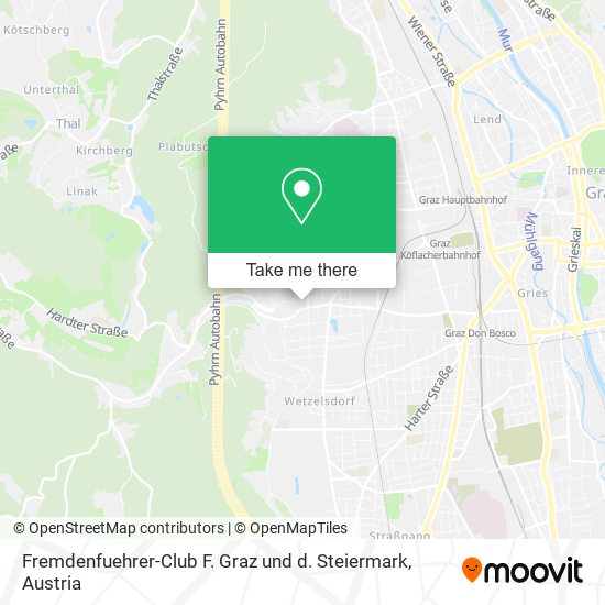 Fremdenfuehrer-Club F. Graz und d. Steiermark map