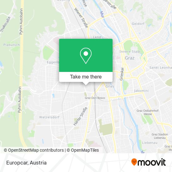 Europcar map