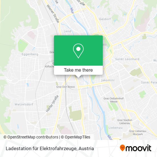 Ladestation für Elektrofahrzeuge map