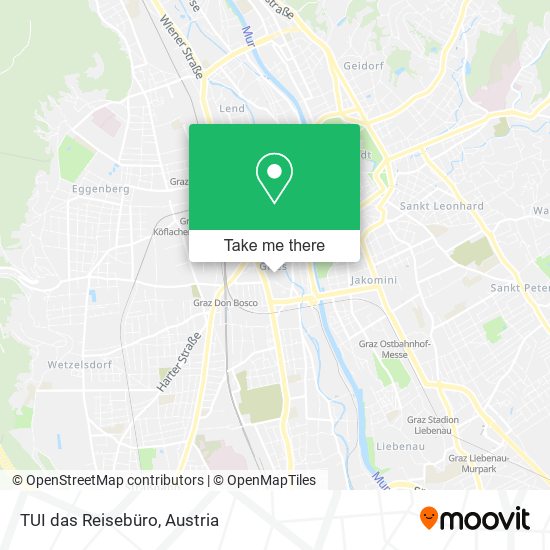 TUI das Reisebüro map