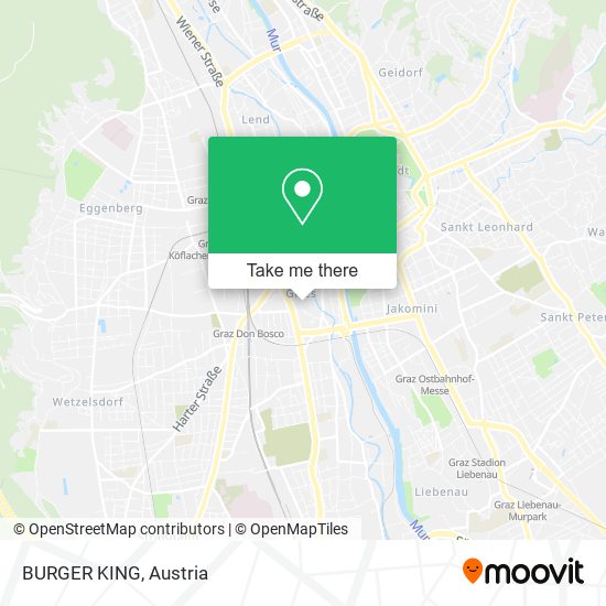 BURGER KING map