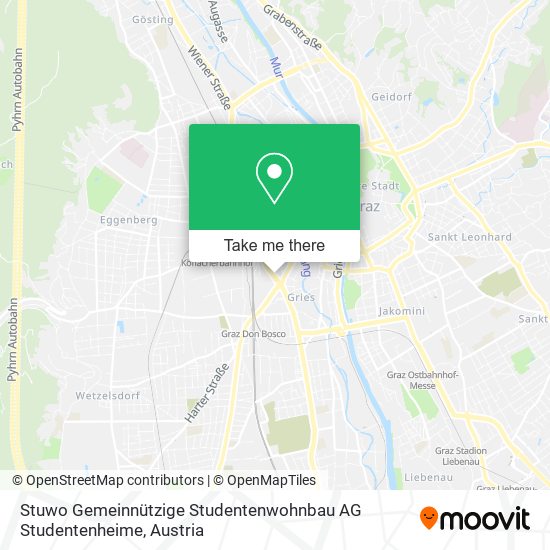 Stuwo Gemeinnützige Studentenwohnbau AG Studentenheime map