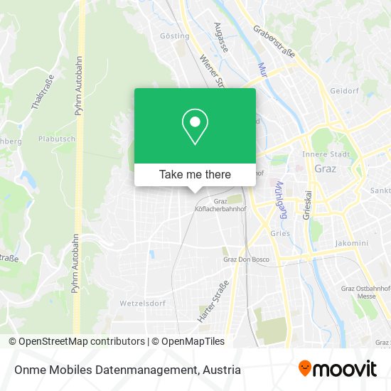 Onme Mobiles Datenmanagement map