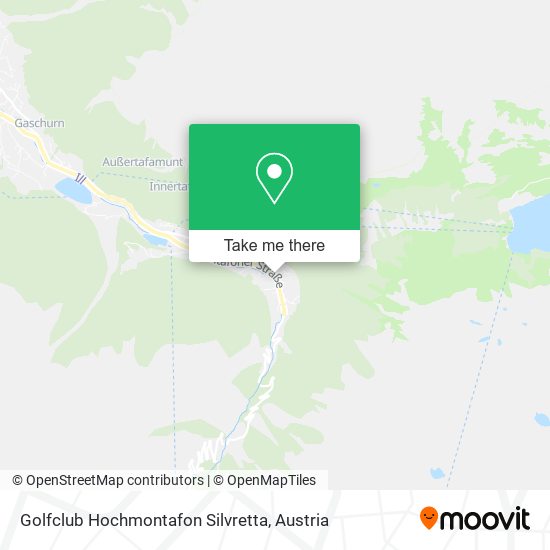 Golfclub Hochmontafon Silvretta map