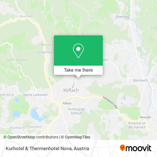 Kurhotel & Thermenhotel Nova map