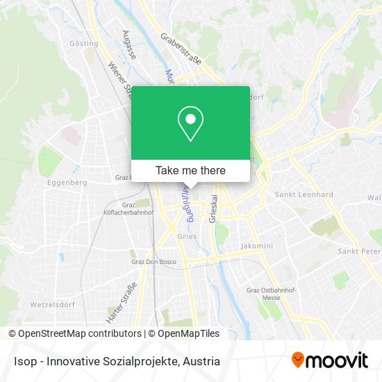 Isop - Innovative Sozialprojekte map