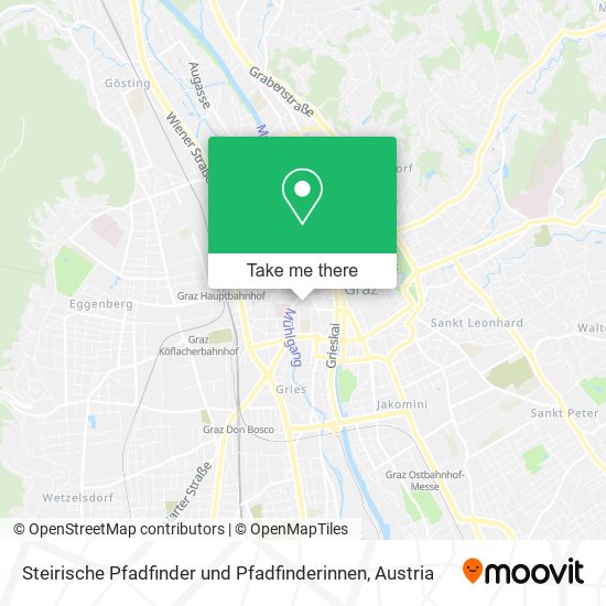 Steirische Pfadfinder und Pfadfinderinnen map