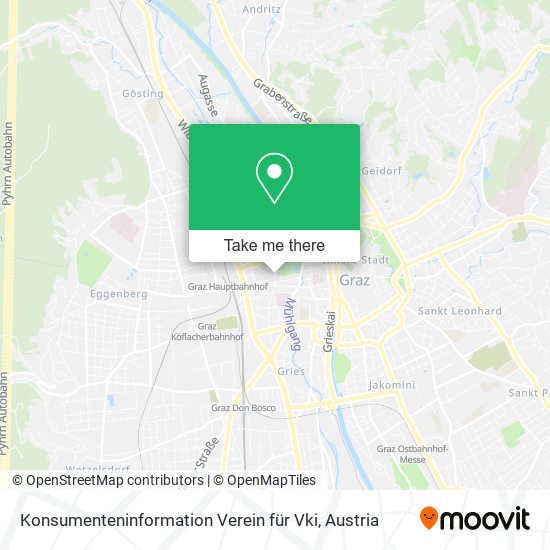 Konsumenteninformation Verein für Vki map