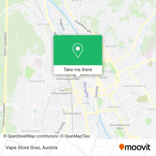 Vape Store Graz map