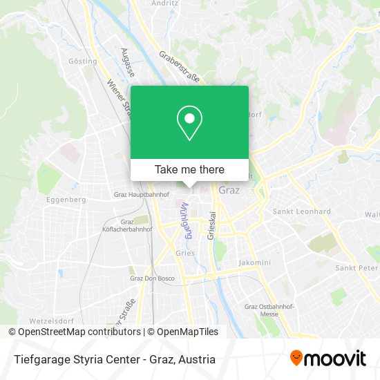 Tiefgarage Styria Center - Graz map