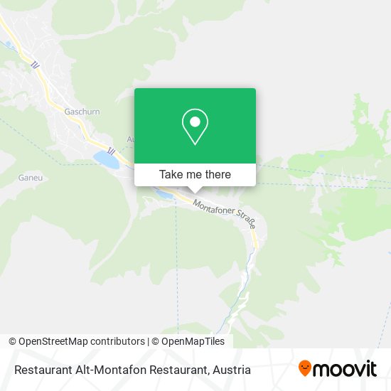 Restaurant Alt-Montafon Restaurant map