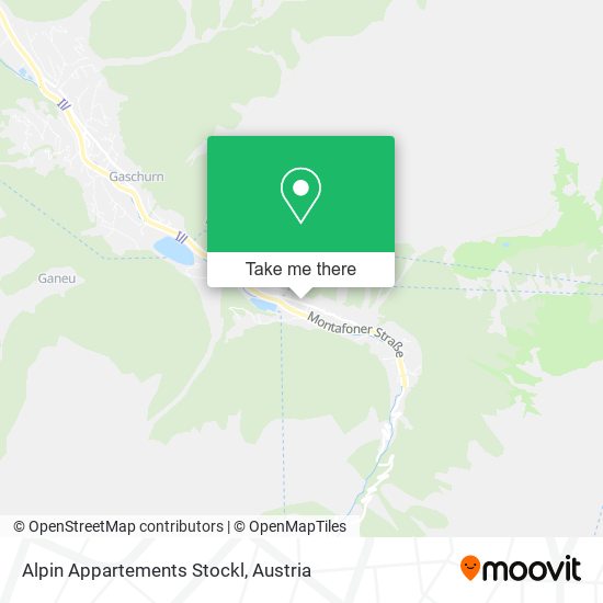 Alpin Appartements Stockl map