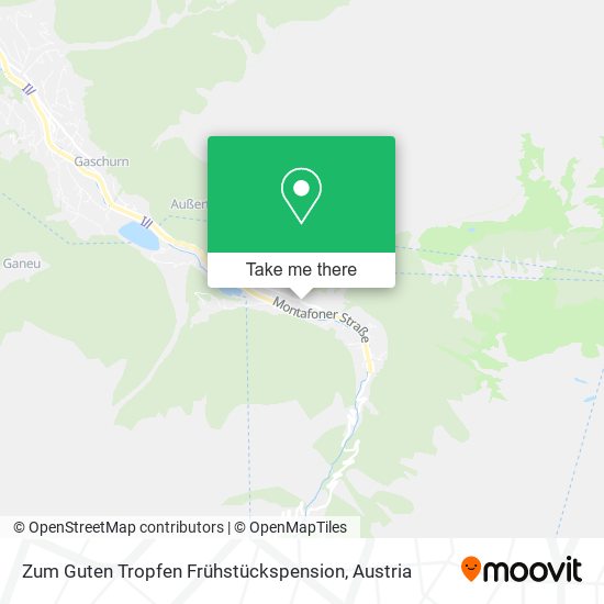 Zum Guten Tropfen Frühstückspension map