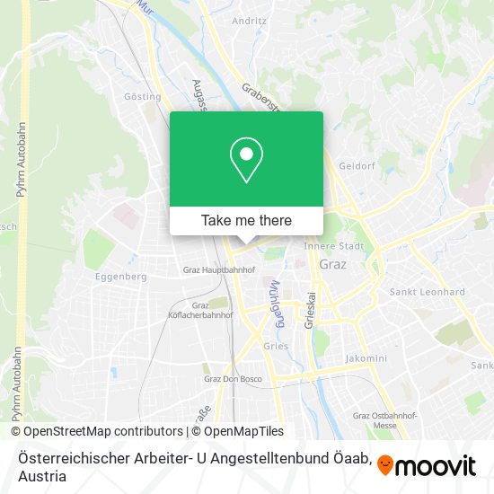 Österreichischer Arbeiter- U Angestelltenbund Öaab map