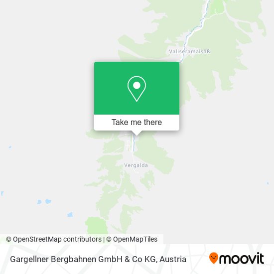 Gargellner Bergbahnen GmbH & Co KG map