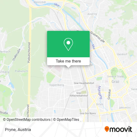 Pryne map