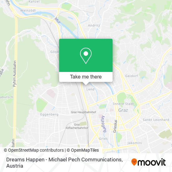 Dreams Happen - Michael Pech Communications map