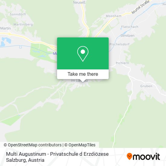 Multi Augustinum - Privatschule d Erzdiözese Salzburg map