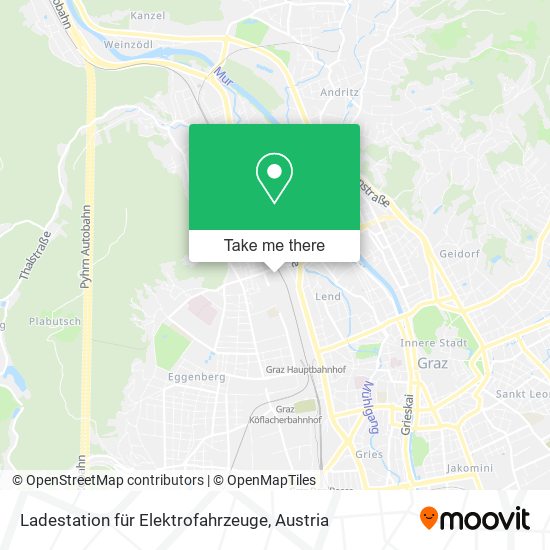 Ladestation für Elektrofahrzeuge map