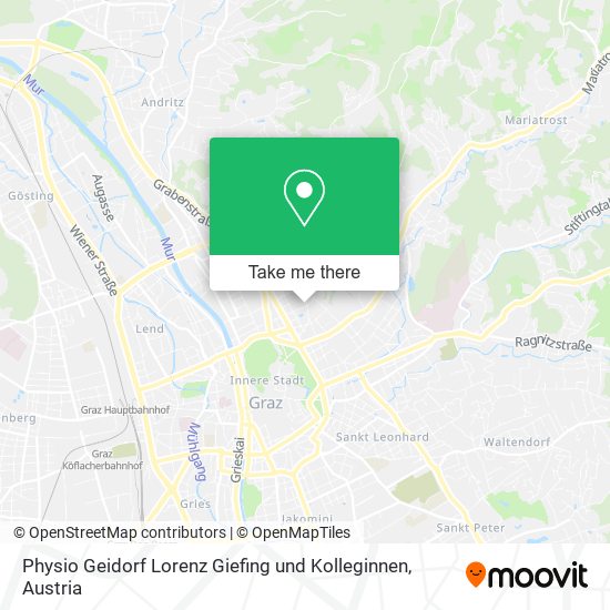 Physio Geidorf Lorenz Giefing und Kolleginnen map