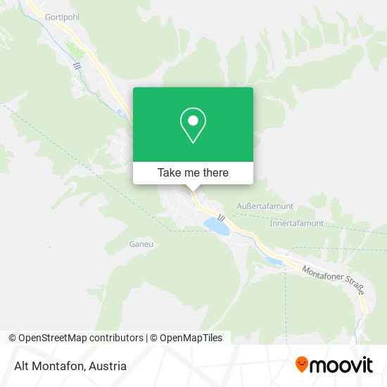 Alt Montafon map