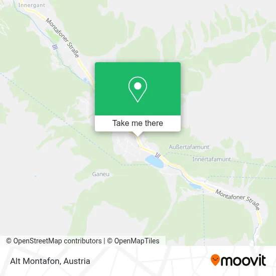 Alt Montafon map