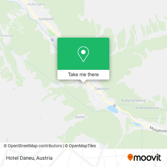 Hotel Daneu map