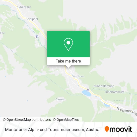 Montafoner Alpin- und Tourismusmuseum map