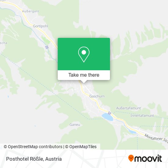 Posthotel Rößle map