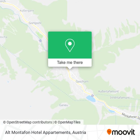 Alt Montafon Hotel Appartements map