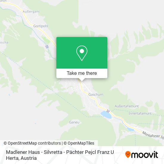 Madlener Haus - Silvretta - Pächter Pejcl Franz U Herta map