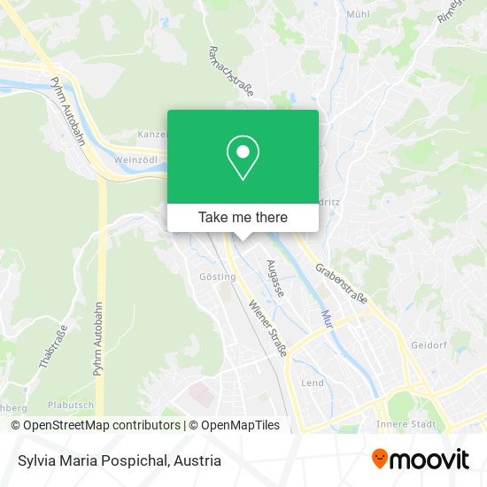 Sylvia Maria Pospichal map