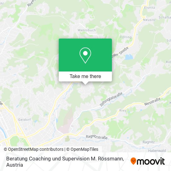 Beratung Coaching und Supervision M. Rössmann map