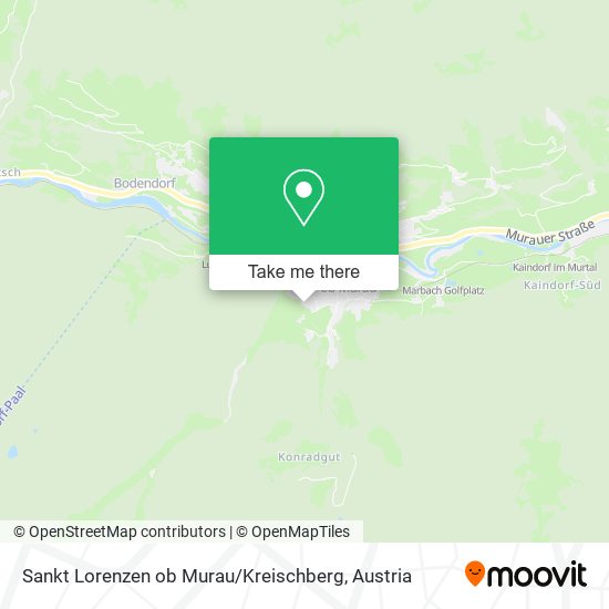 Sankt Lorenzen ob Murau / Kreischberg map