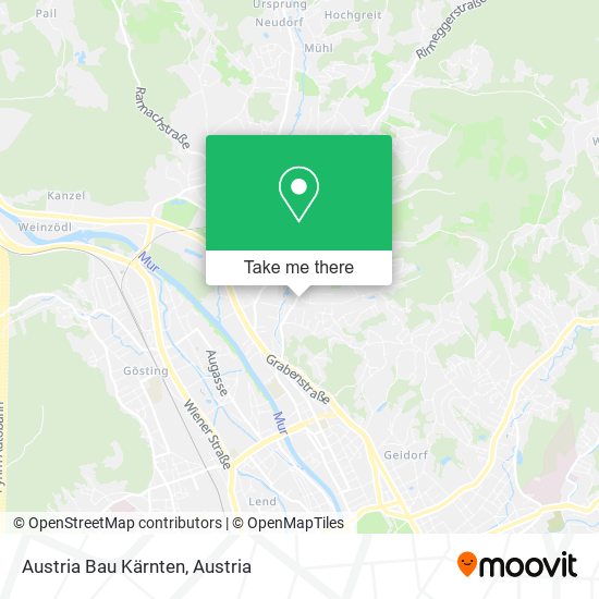 Austria Bau Kärnten map