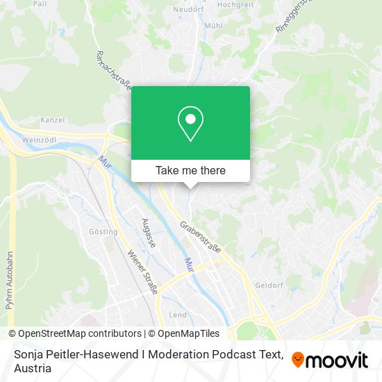 Sonja Peitler-Hasewend I Moderation Podcast Text map
