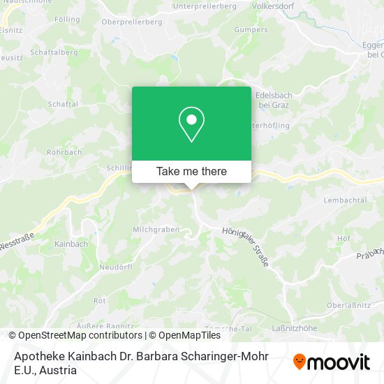 Apotheke Kainbach Dr. Barbara Scharinger-Mohr E.U. map