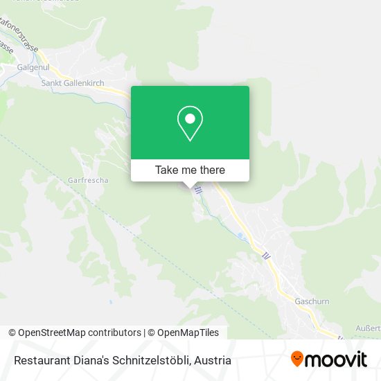 Restaurant Diana's Schnitzelstöbli map