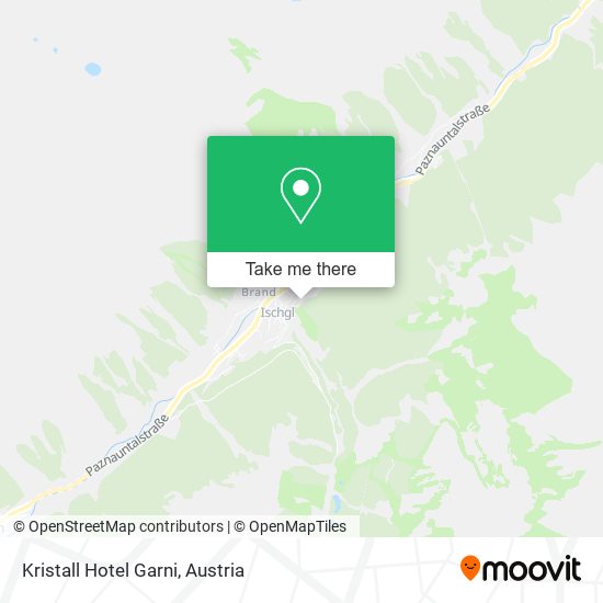 Kristall Hotel Garni map