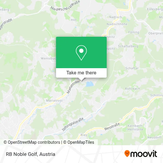 RB Noble Golf map