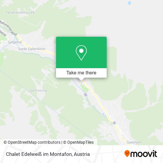 Chalet Edelweiß im Montafon map
