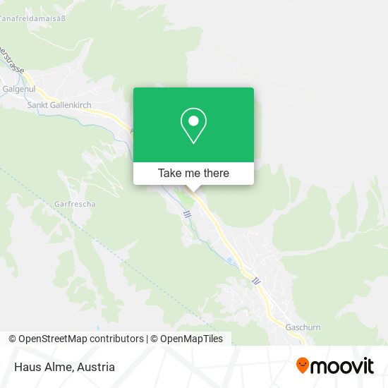 Haus Alme map