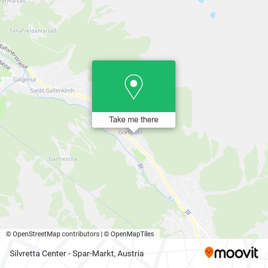 Silvretta Center - Spar-Markt map