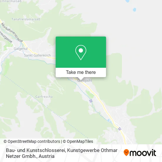 Bau- und Kunstschlosserei, Kunstgewerbe Othmar Netzer Gmbh. map