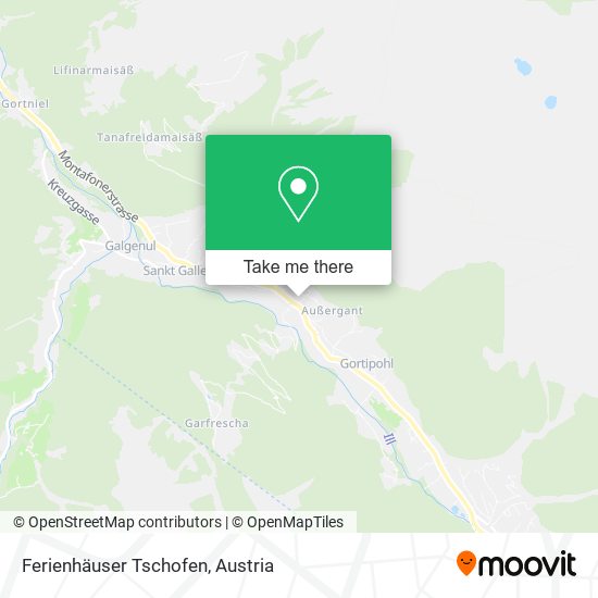 Ferienhäuser Tschofen map