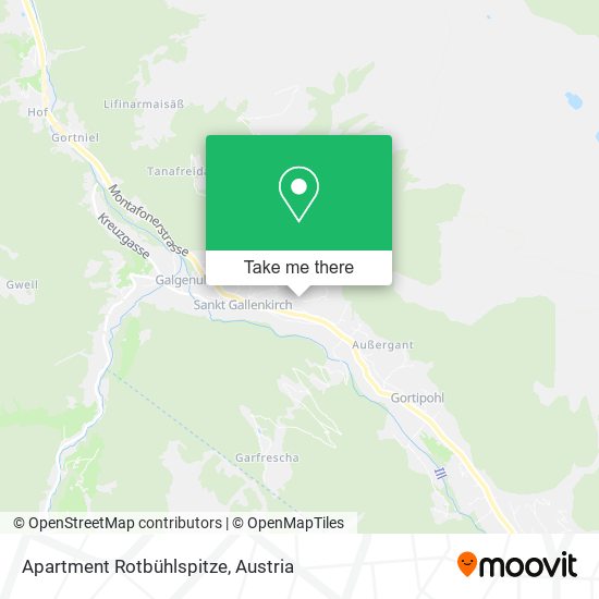 Apartment Rotbühlspitze map
